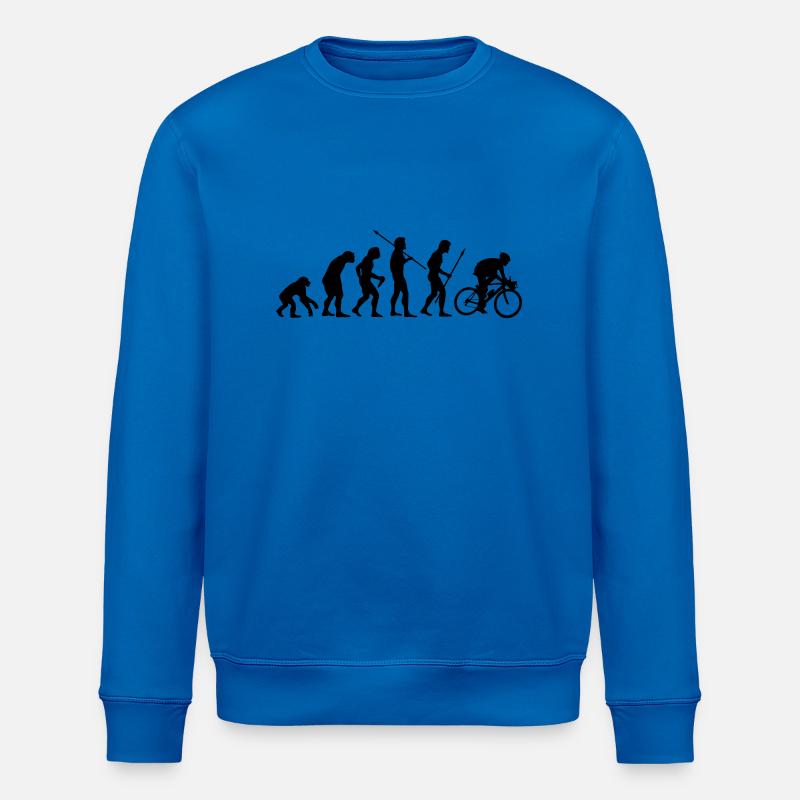 Biker evolution - Stanley/Stella ROLLER Unisex Organic Sweatshirt - royal blue