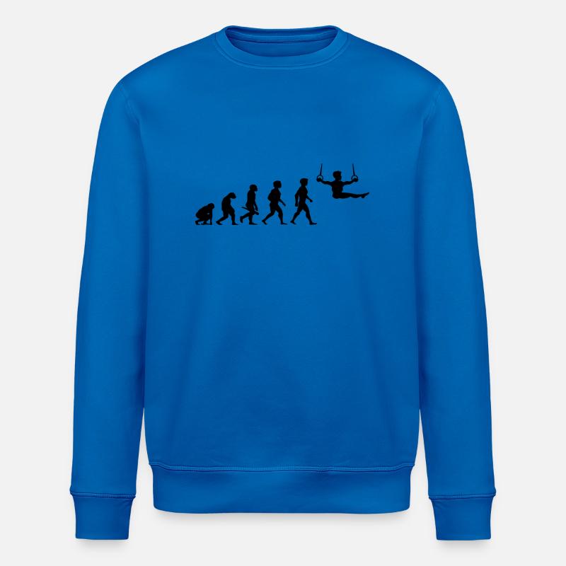 Evolution Gymnastik Turnen Akrobatik Geräteturnen - Stanley/Stella Unisex Bio-Sweatshirt ROLLER - Königsblau