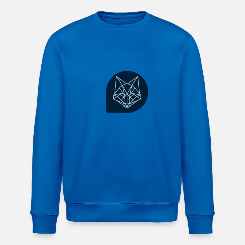 Fox, Fox - Stanley/Stella ROLLER Unisex Organic Sweatshirt - royal blue
