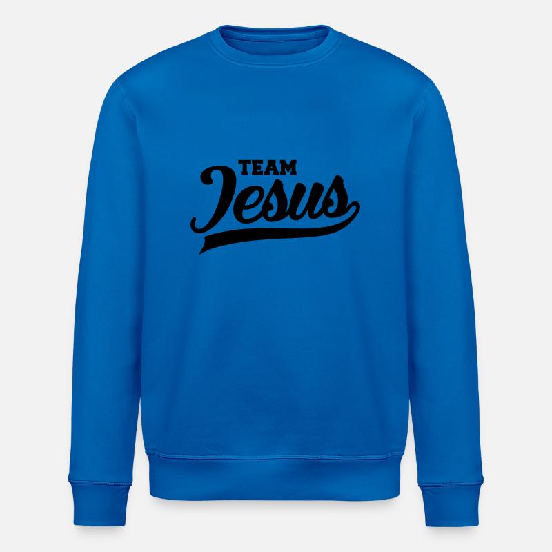 Team Jesus - Stanley/Stella Unisex Bio-Sweatshirt ROLLER - Königsblau