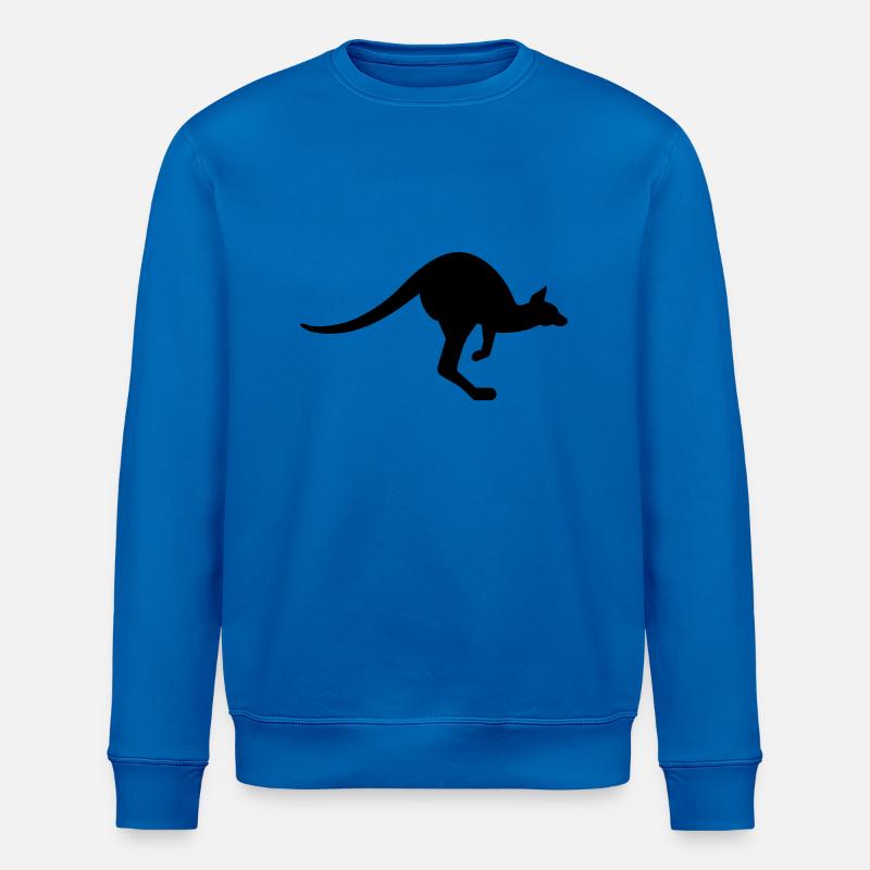 Kangaroo - Stanley/Stella ROLLER Unisex Organic Sweatshirt - royal blue