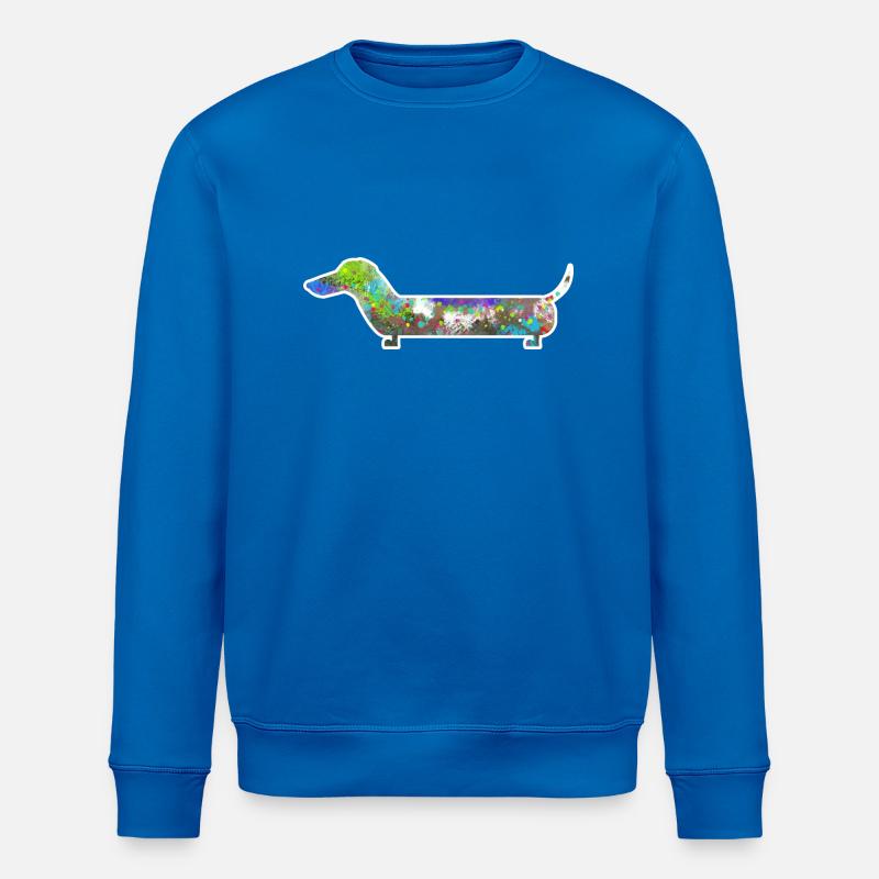 bunter Hund - Stanley/Stella Unisex Bio-Sweatshirt ROLLER - Königsblau