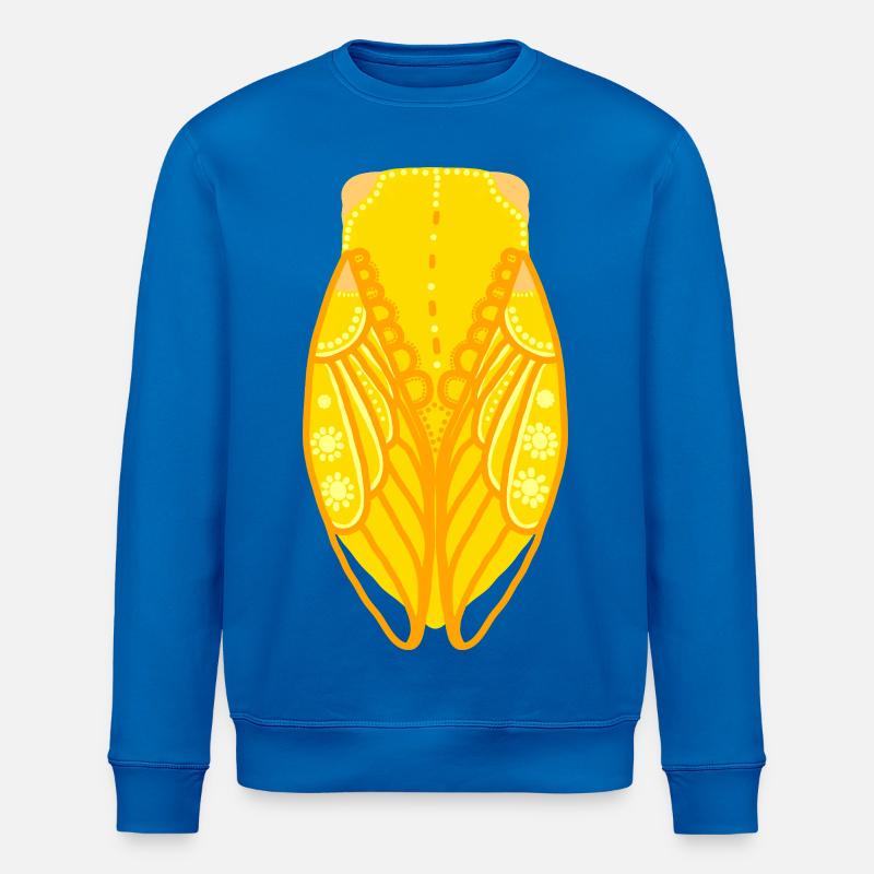 Gelbe Zikade - Stanley/Stella Unisex Bio-Sweatshirt ROLLER - Königsblau