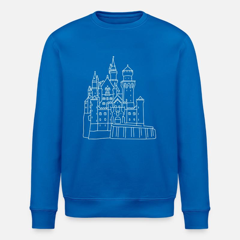 Schloss Neuschwanstein - Stanley/Stella Unisex Bio-Sweatshirt ROLLER - Königsblau