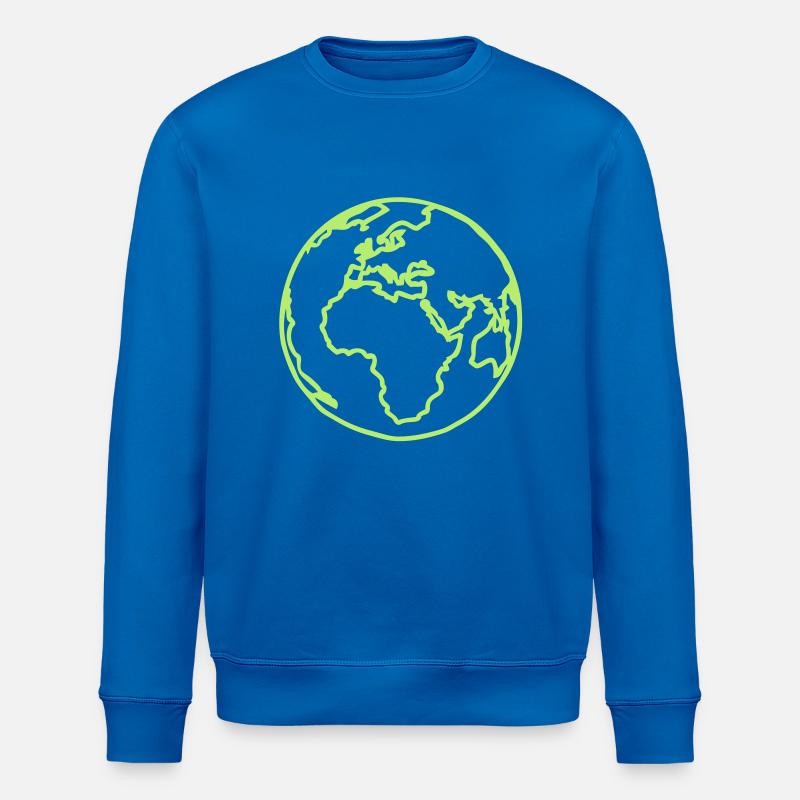 planete terre bleu4 - Sweat bio ROLLER Stanley/Stella Unisexe - bleu roi
