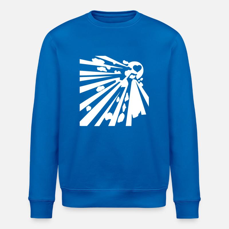 Explosive wite - Stanley/Stella ROLLER Unisex Organic Sweatshirt - royal blue