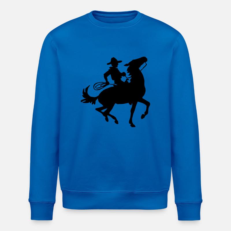 Cowboy - Stanley/Stella Unisex Bio-Sweatshirt ROLLER - Königsblau