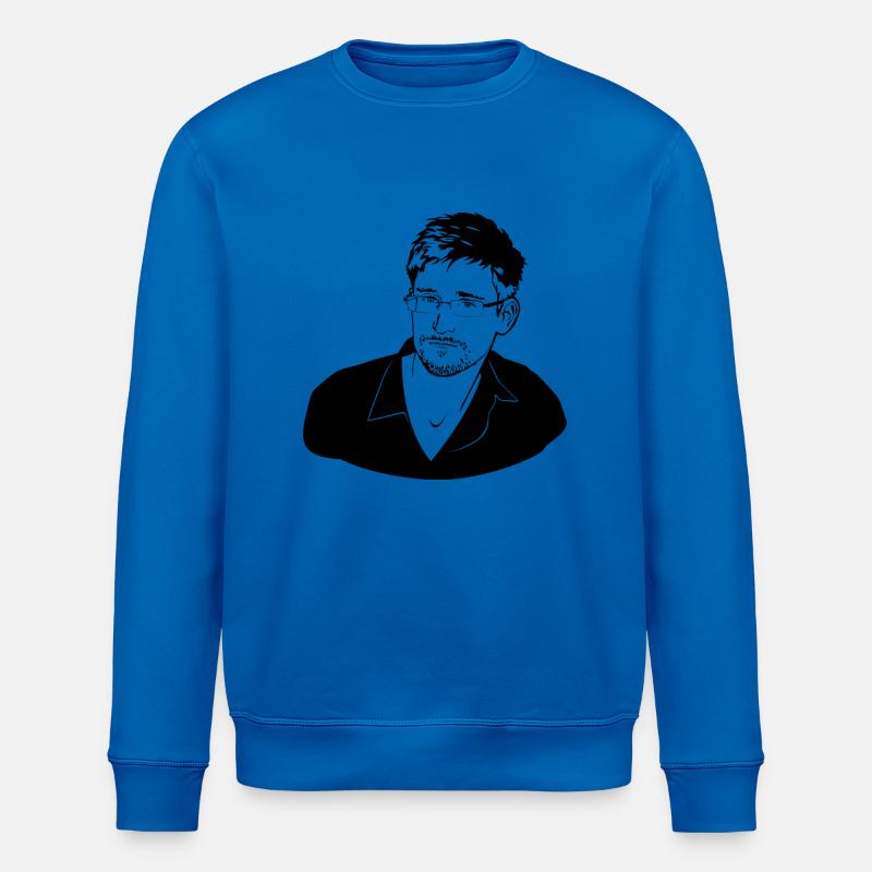 Edward Snowden - Sweat bio ROLLER Stanley/Stella Unisexe - bleu roi