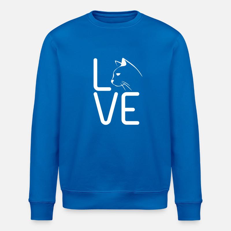 AMOUR CAT - Sweat bio ROLLER Stanley/Stella Unisexe - bleu roi