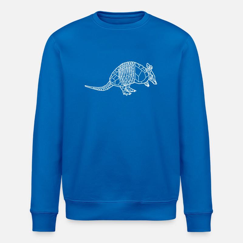 blanc Armadillo - Sweat bio ROLLER Stanley/Stella Unisexe - bleu roi