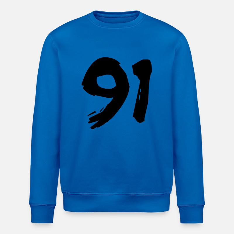 Brushed 91 - Stanley/Stella Unisex Bio-Sweatshirt ROLLER - Königsblau