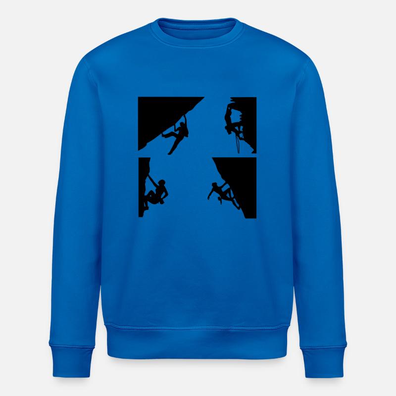 Klettern - Stanley/Stella Unisex Bio-Sweatshirt ROLLER - Königsblau