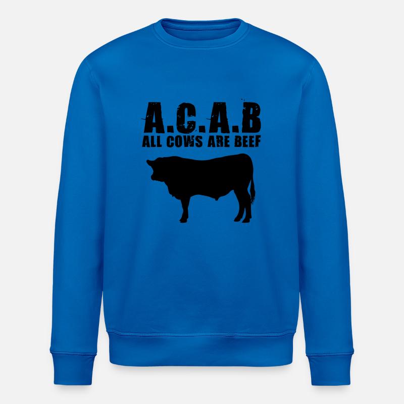 A.C.A.B - Stanley/Stella Unisex Bio-Sweatshirt ROLLER - Königsblau
