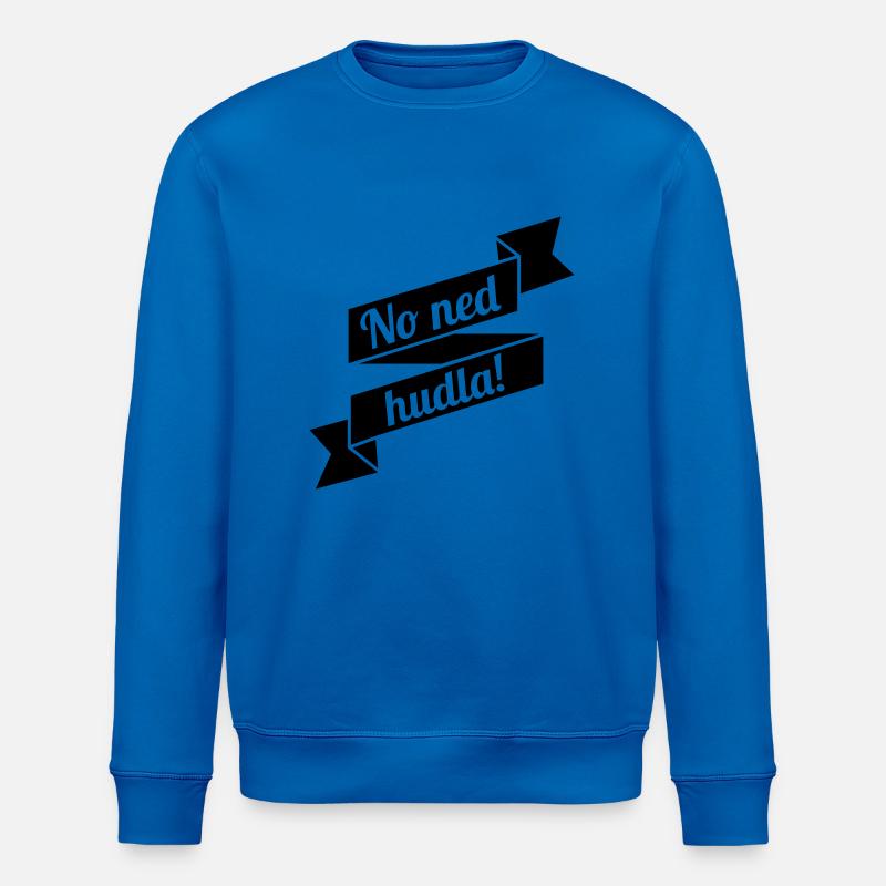 No ned hudla! - Stanley/Stella Unisex Bio-Sweatshirt ROLLER - Königsblau