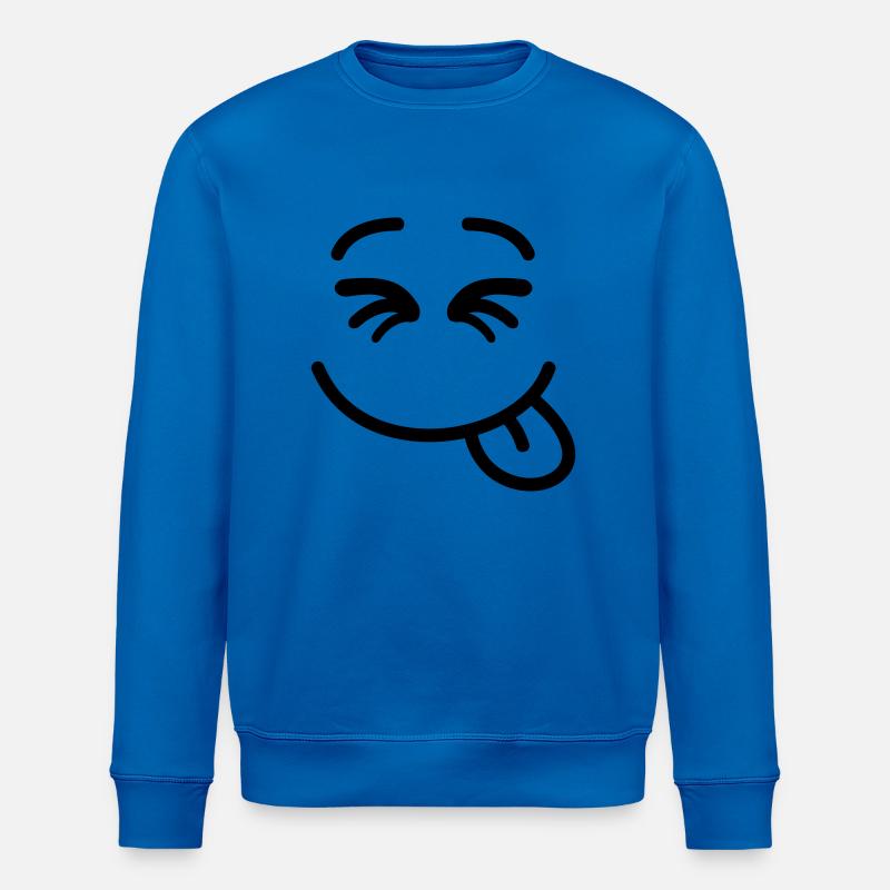 smiley_f1 - Sweat bio ROLLER Stanley/Stella Unisexe - bleu roi