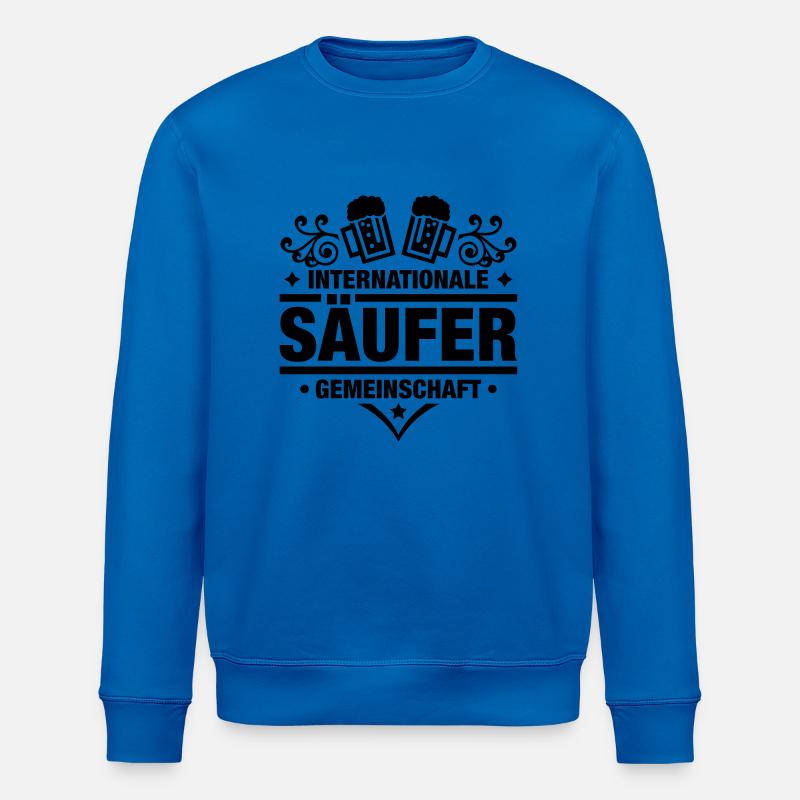 saufer_gemeinschaft_ak1 - Stanley/Stella Unisex Bio-Sweatshirt ROLLER - Königsblau