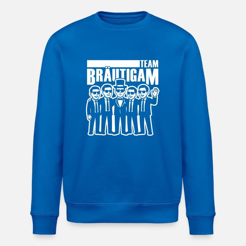 Team Bräutigam - Stanley/Stella Unisex Bio-Sweatshirt ROLLER - Königsblau