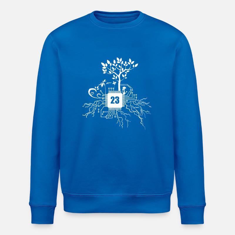 Freetek Microchip 23 - Stanley/Stella ROLLER Unisex Organic Sweatshirt - royal blue