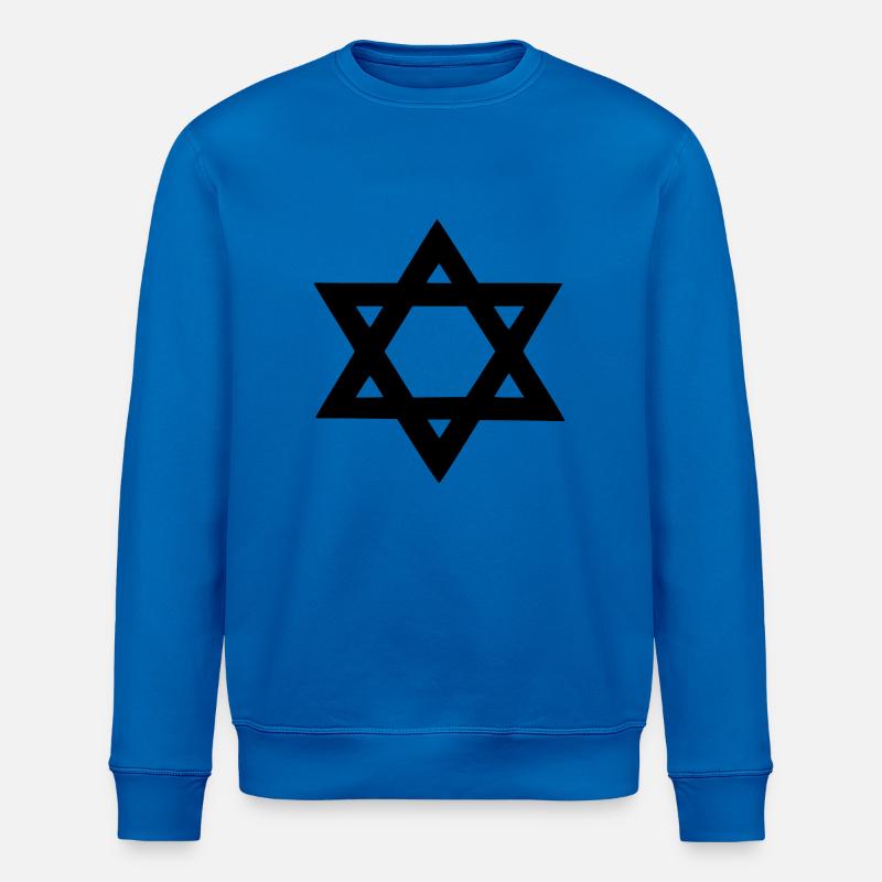 davidstern - Stanley/Stella Unisex Bio-Sweatshirt ROLLER - Königsblau