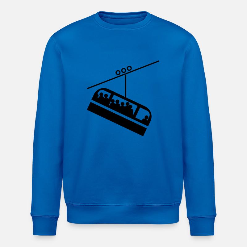 Bergbahn - Stanley/Stella Unisex Bio-Sweatshirt ROLLER - Königsblau