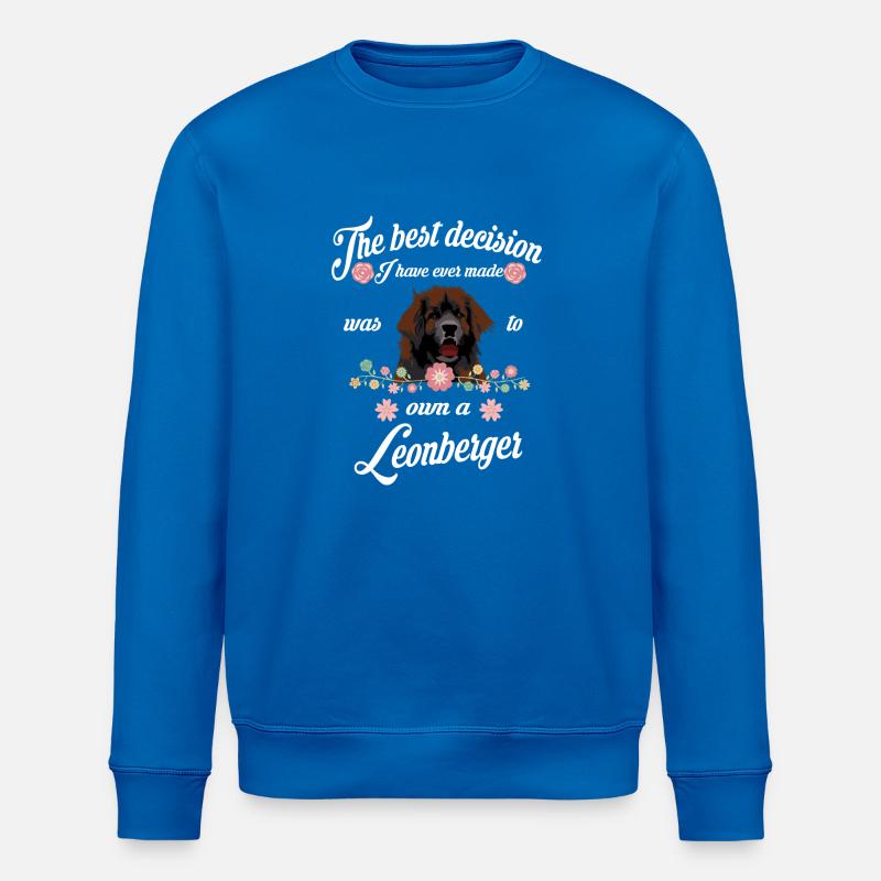 Leonberger - Sweat bio ROLLER Stanley/Stella Unisexe - bleu roi