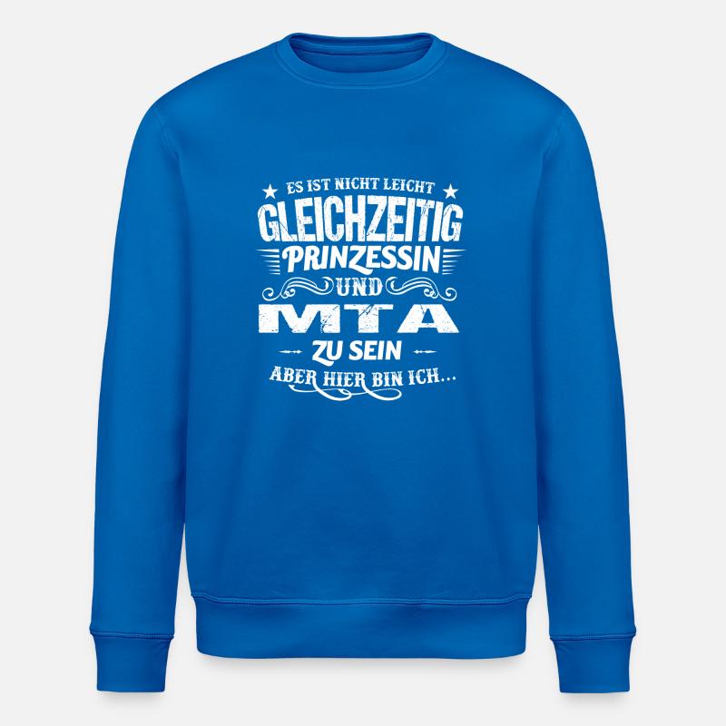 Prinzessin & MTA - Stanley/Stella Unisex Bio-Sweatshirt ROLLER - Königsblau