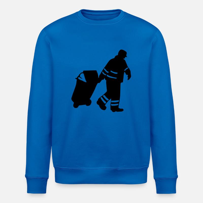Éboueur - Sweat bio ROLLER Stanley/Stella Unisexe - bleu roi