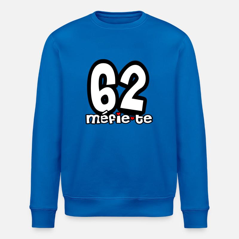 62 mistrust te Pas de Calais - Stanley/Stella ROLLER Unisex Organic Sweatshirt - royal blue