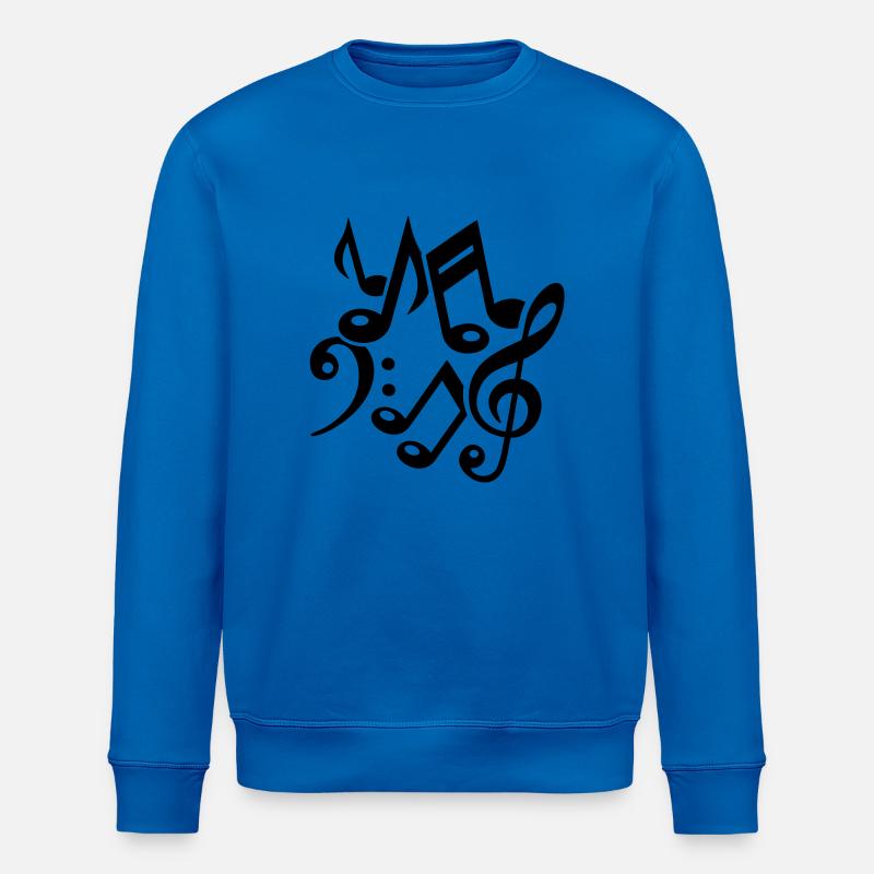 Noten - Stanley/Stella Unisex Bio-Sweatshirt ROLLER - Königsblau
