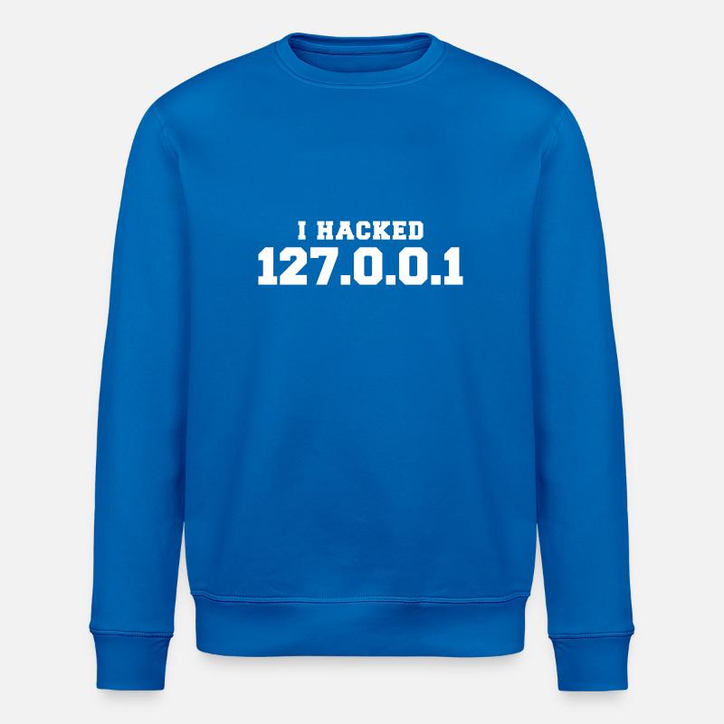 i hacked 127.0.0.1 - Stanley/Stella Unisex Bio-Sweatshirt ROLLER - Königsblau