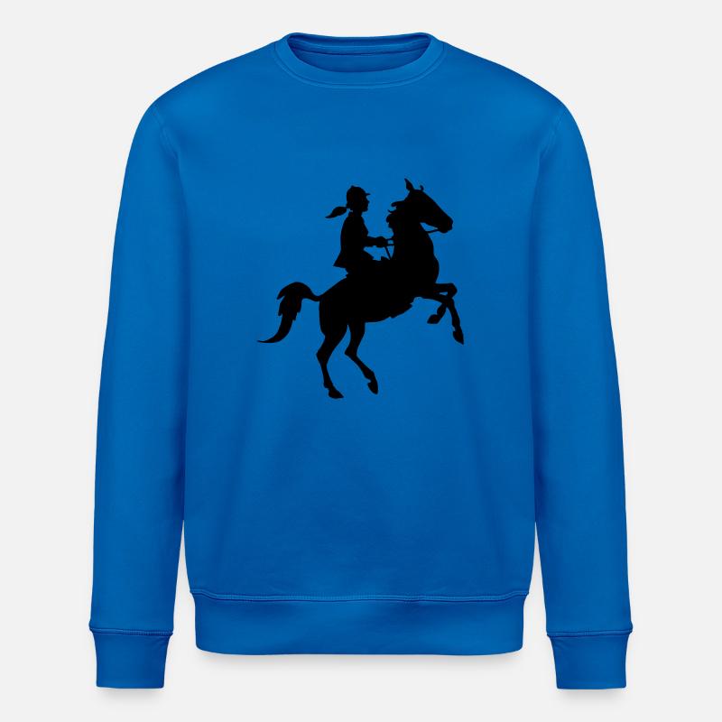 Cavalière - Sweat bio ROLLER Stanley/Stella Unisexe - bleu roi
