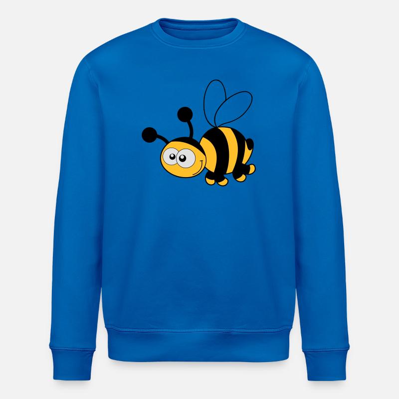 Bee - Bee - Miel - Sweat bio ROLLER Stanley/Stella Unisexe - bleu roi