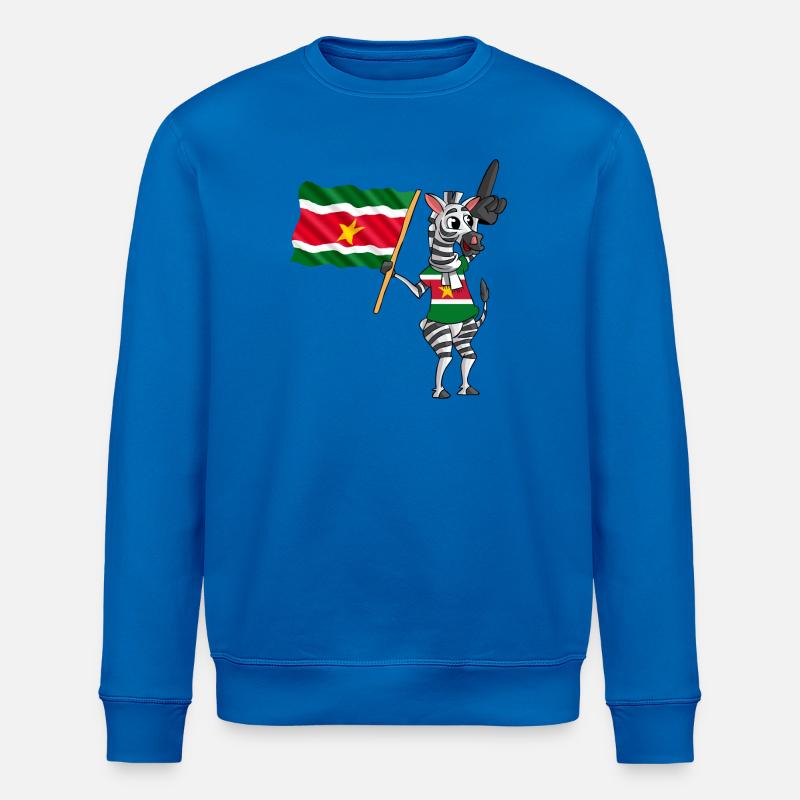 Surinamer Zebra - Stanley/Stella Unisex Bio-Sweatshirt ROLLER - Königsblau