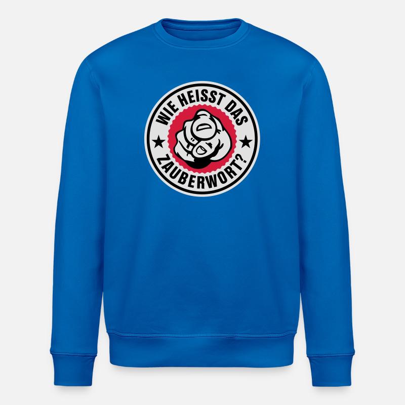 En quoi le mot magique - Sweat bio ROLLER Stanley/Stella Unisexe - bleu roi
