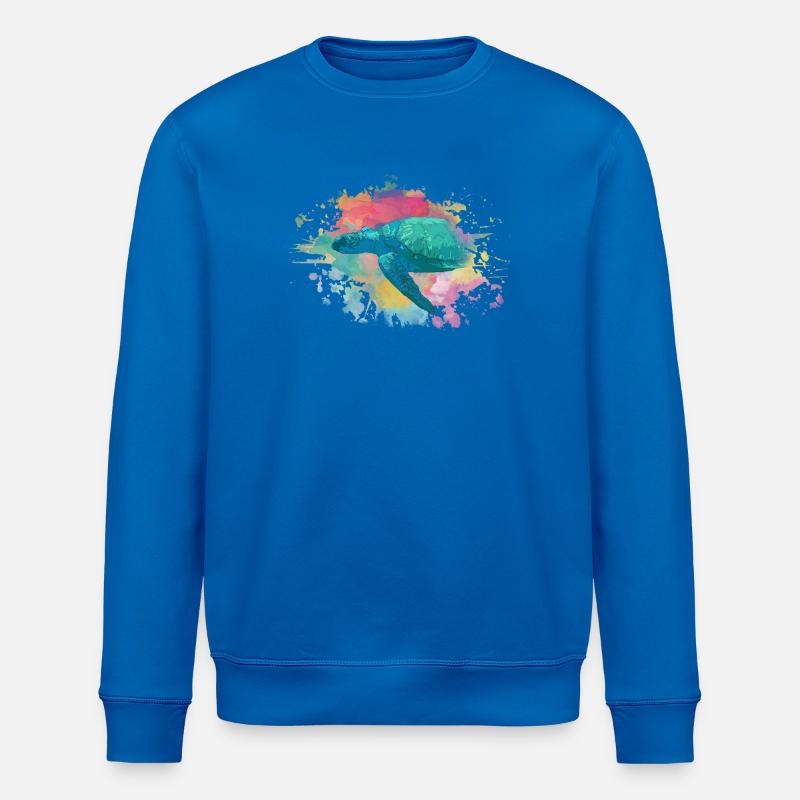 Schildkröte - Stanley/Stella Unisex Bio-Sweatshirt ROLLER - Königsblau