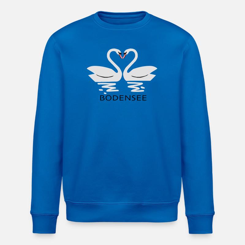 Bodensee Schwäne - Stanley/Stella Unisex Bio-Sweatshirt ROLLER - Königsblau