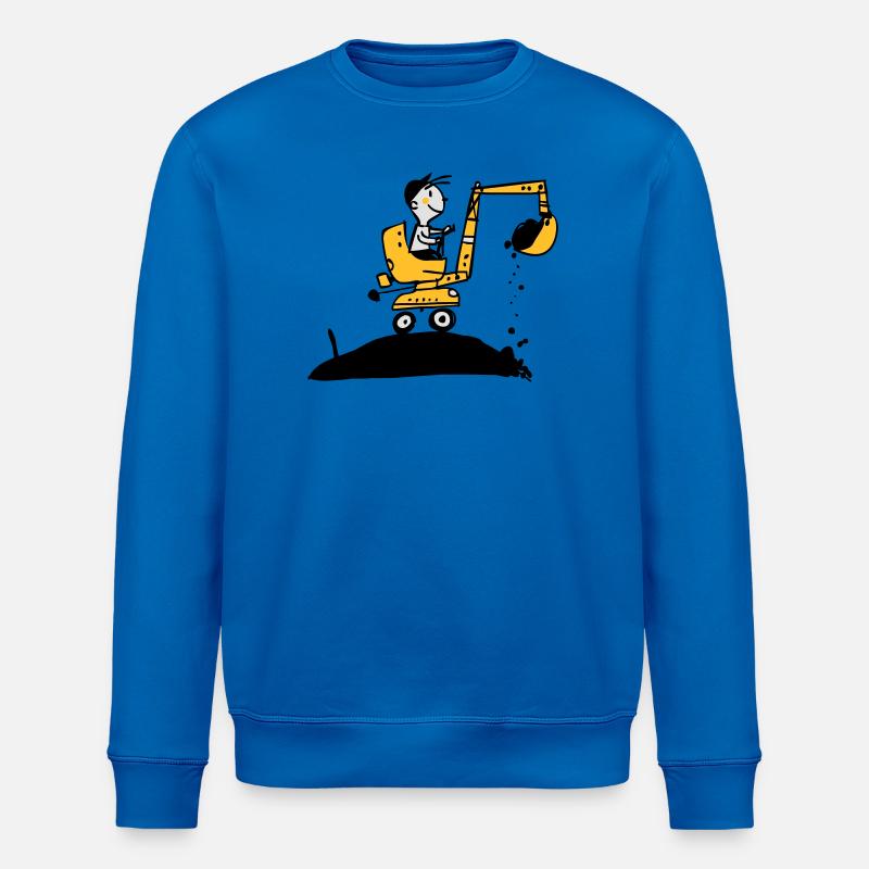 Bagger im Retro Stil - Stanley/Stella Unisex Bio-Sweatshirt ROLLER - Königsblau