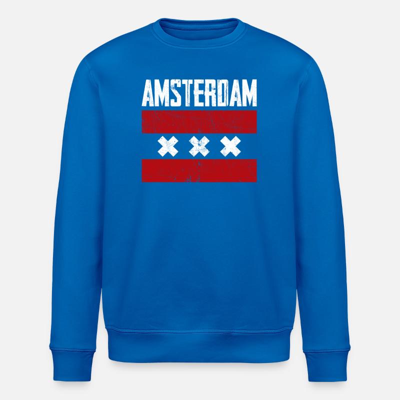 Amsterdam Bold Street Vibe - Stanley/Stella Unisex Bio-Sweatshirt ROLLER - Königsblau