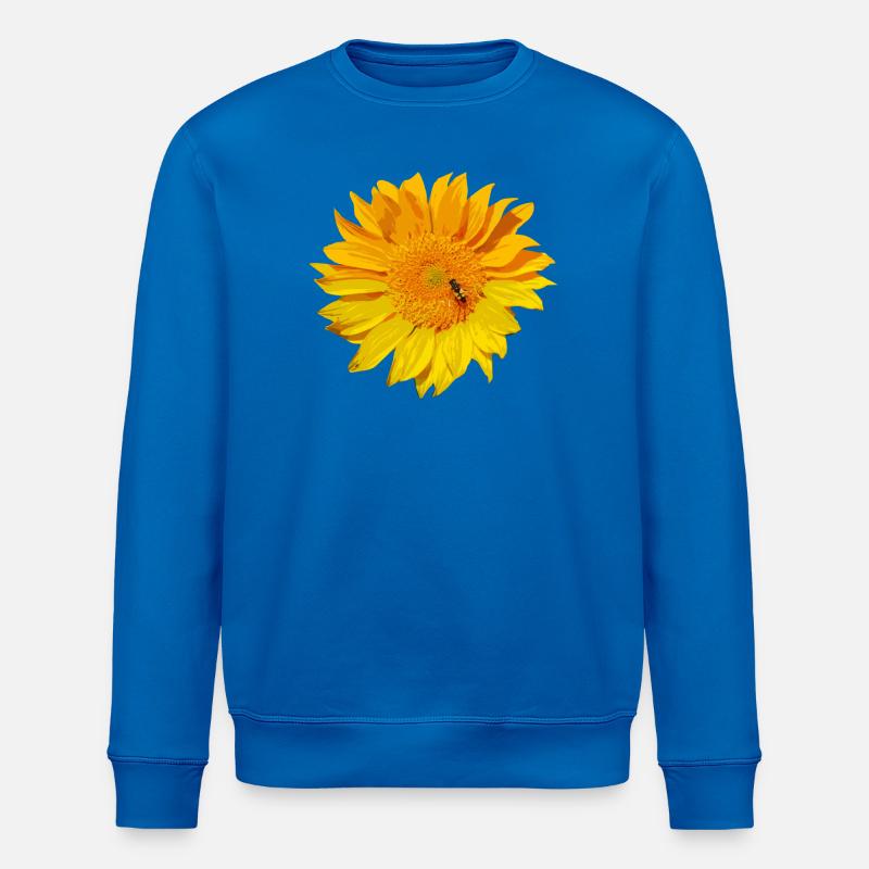 sonnenblume Biene - Stanley/Stella Unisex Bio-Sweatshirt ROLLER - Königsblau