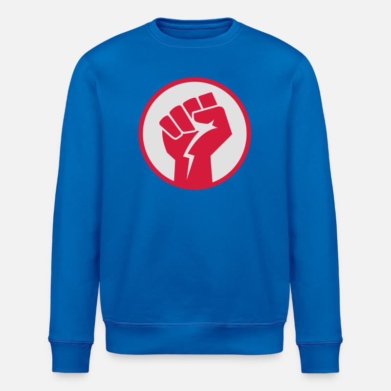 kampfsport power faust - Stanley/Stella Unisex Bio-Sweatshirt ROLLER - Königsblau