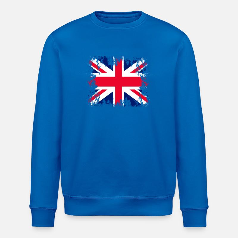 Angleterre Angleterre - Sweat bio ROLLER Stanley/Stella Unisexe - bleu roi