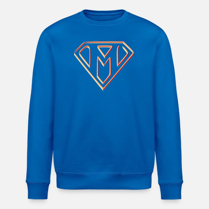 Stylized Power Emblem - Stanley/Stella ROLLER Unisex Organic Sweatshirt - royal blue