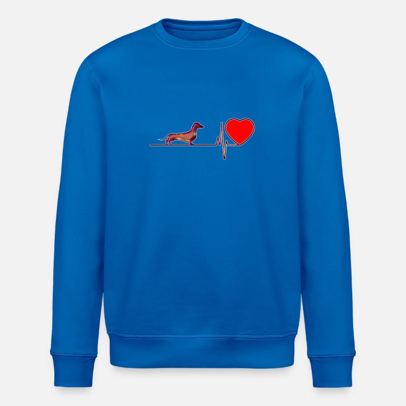J'aime les teckels - Sweat bio ROLLER Stanley/Stella Unisexe - bleu roi