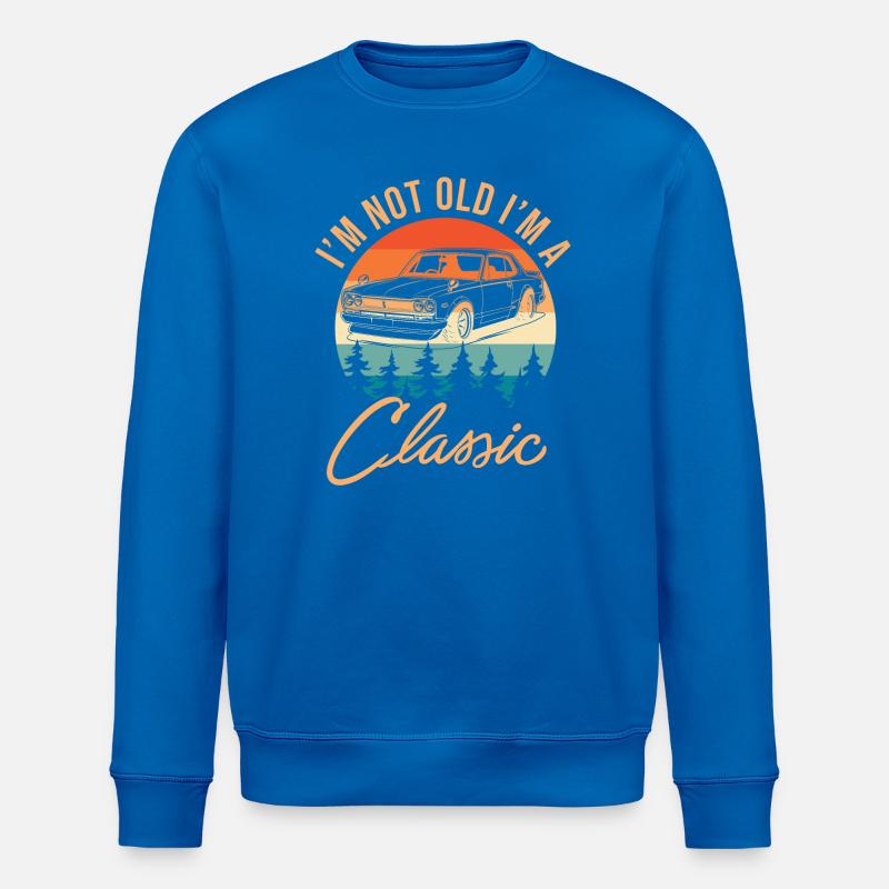 I'm Not Old I'm Classic - Stanley/Stella Unisex Bio-Sweatshirt ROLLER - Königsblau