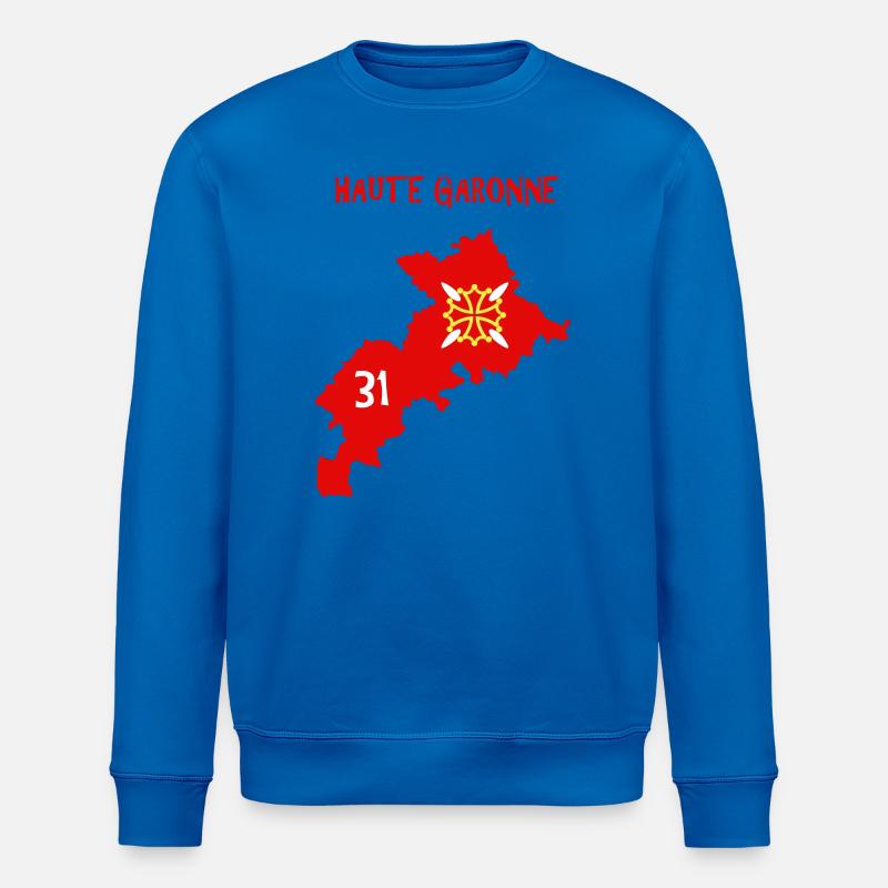 Haute Garonne - Stanley/Stella Unisex Bio-Sweatshirt ROLLER - Königsblau