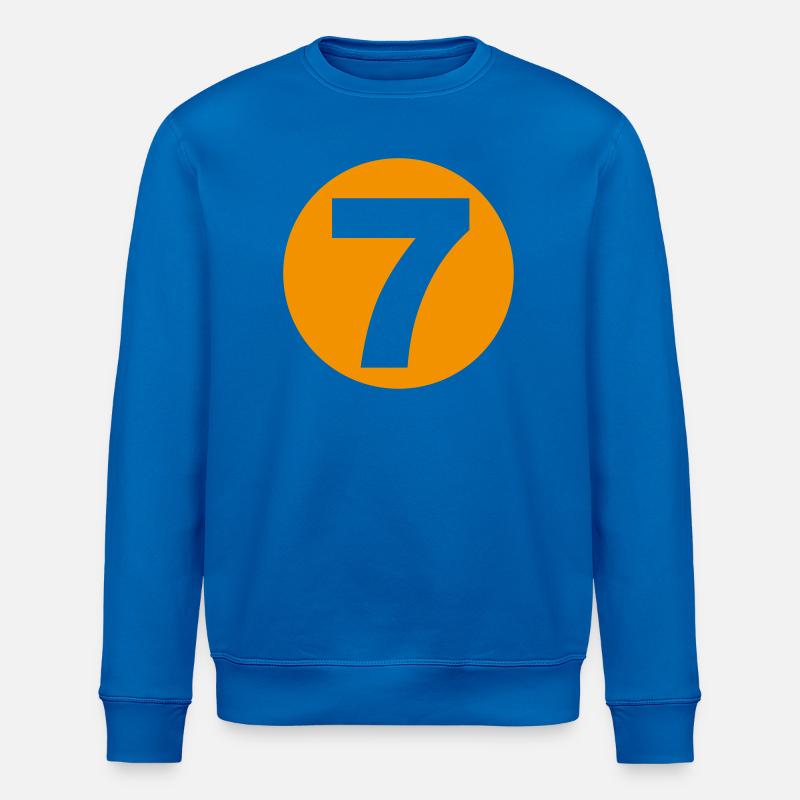7 Billardkugel - Stanley/Stella Unisex Bio-Sweatshirt ROLLER - Königsblau