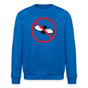 Fly Forbidden Shield - Stanley/Stella ROLLER Unisex Organic Sweatshirt - royal blue - Front - Nik (191cm)