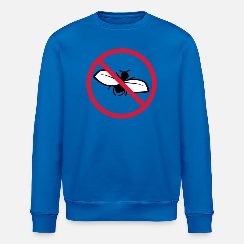 Fly Forbidden Shield - Stanley/Stella ROLLER Unisex Organic Sweatshirt - royal blue
