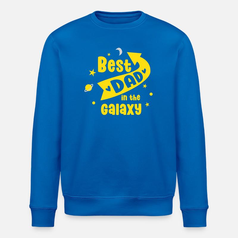 Bester Vater in der Galaxie - Stanley/Stella Unisex Bio-Sweatshirt ROLLER - Königsblau