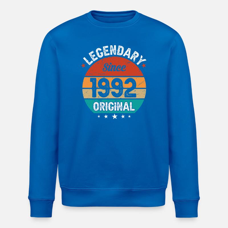 30e anniversaire - Sweat bio ROLLER Stanley/Stella Unisexe - bleu roi